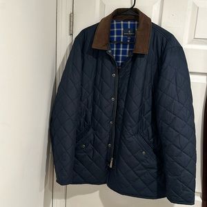 Brooks brothers quilted walking jacket Navy